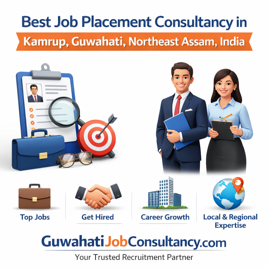 best job placement consultancy in kamrup, guwahati, northeast assam, india