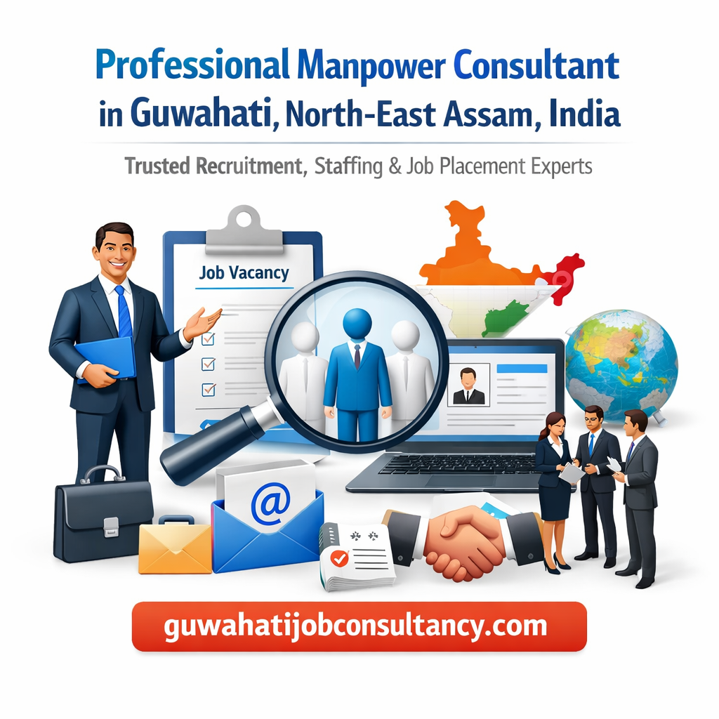 professional manpower consultant in guwahati, north east assam, india