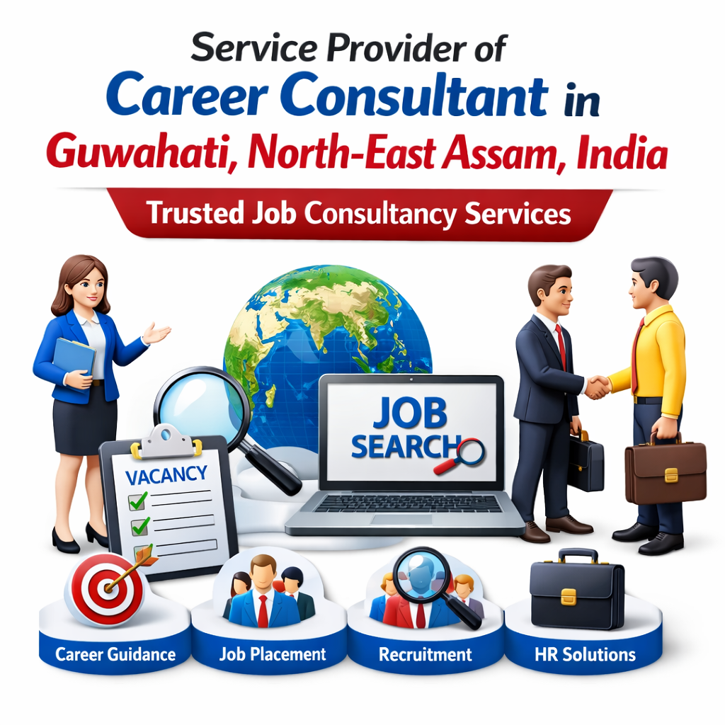 service provider of career consultant in guwahati, north east assam, india trusted job consultancy services